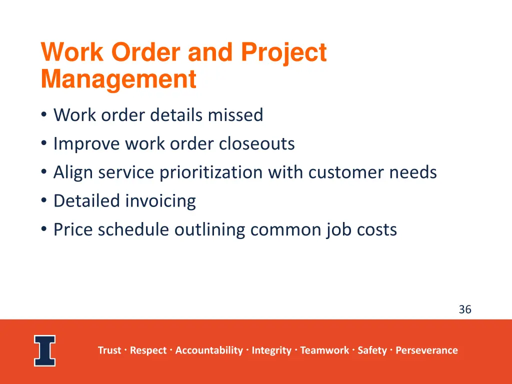 work order and project management work order