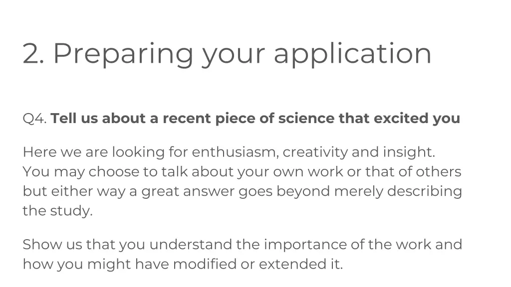 2 preparing your application 4