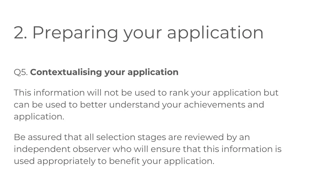 2 preparing your application 6