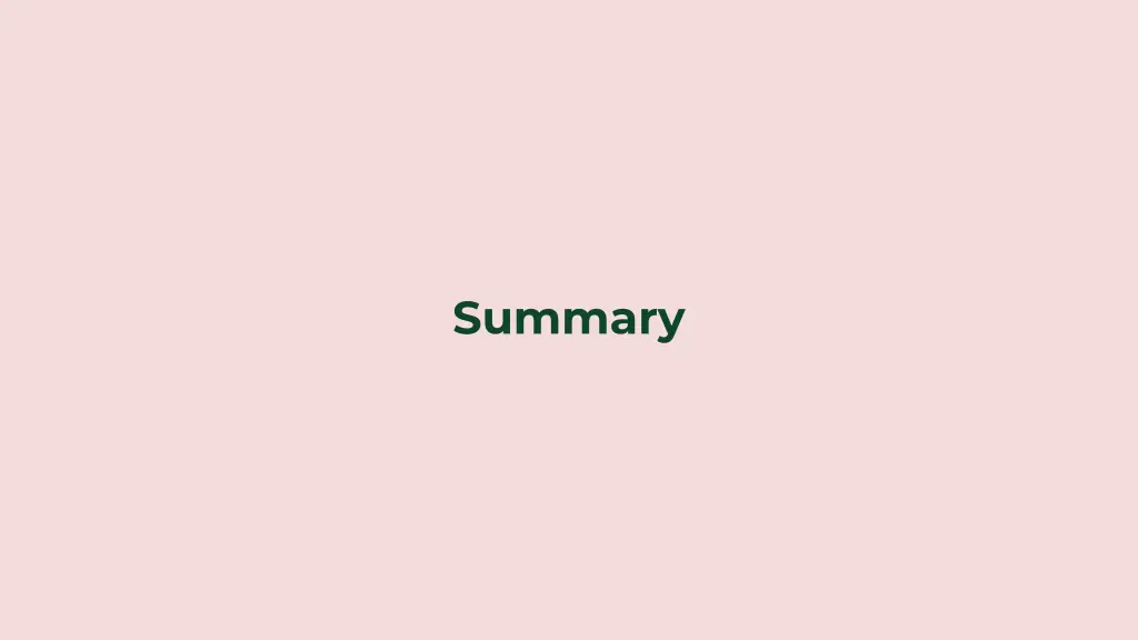 summary
