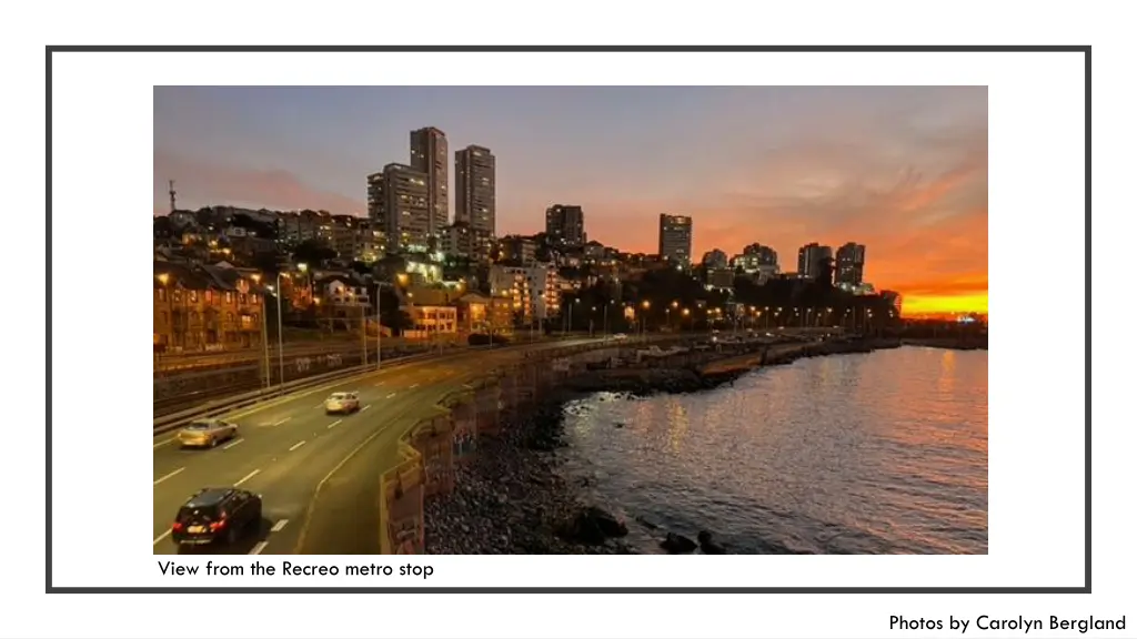 view from the recreo metro stop
