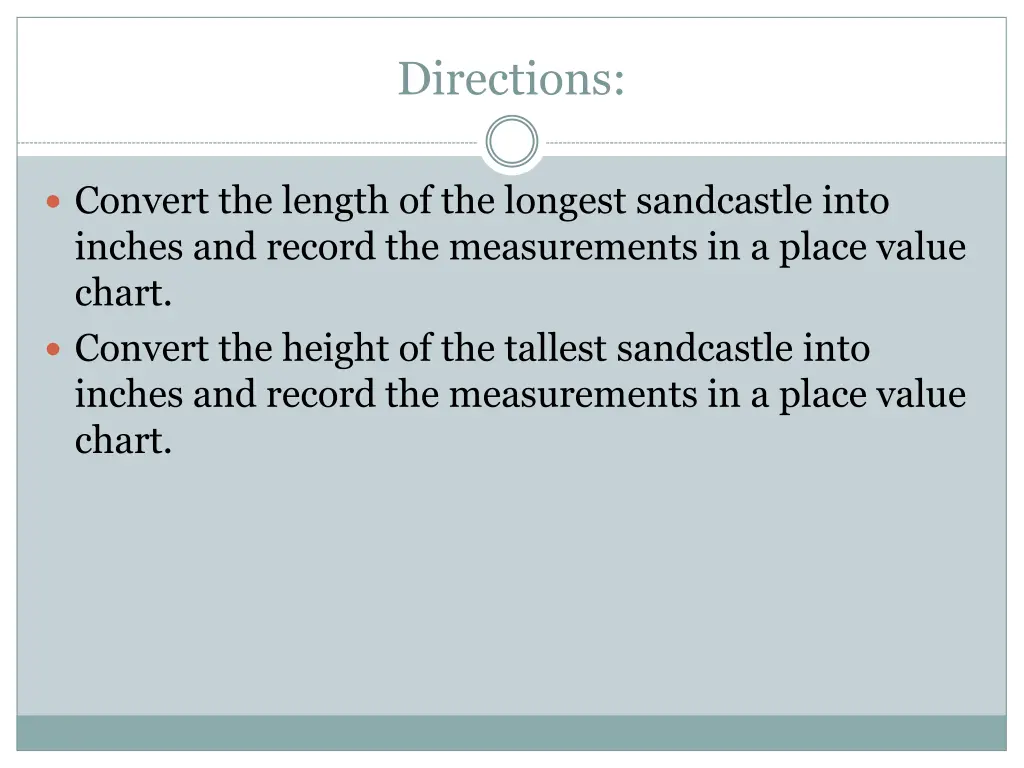 directions