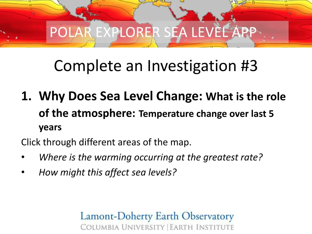 polar explorer sea level app 3