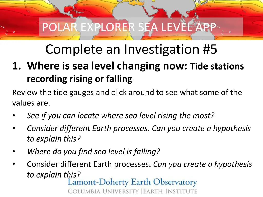 polar explorer sea level app 4