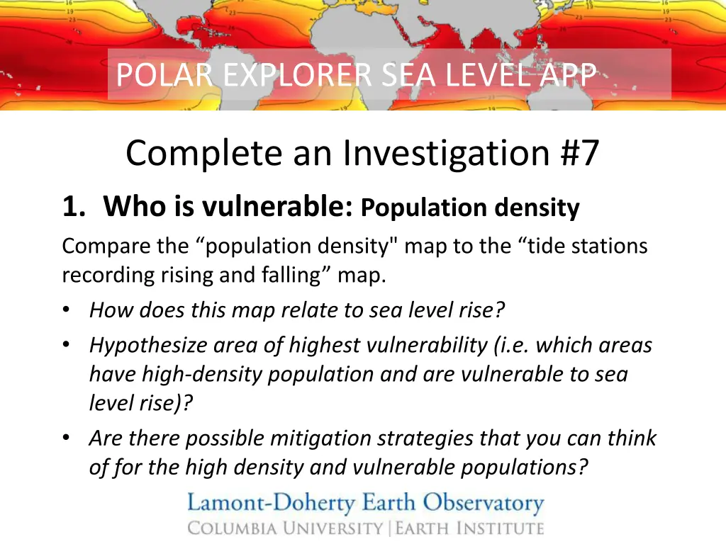 polar explorer sea level app 6
