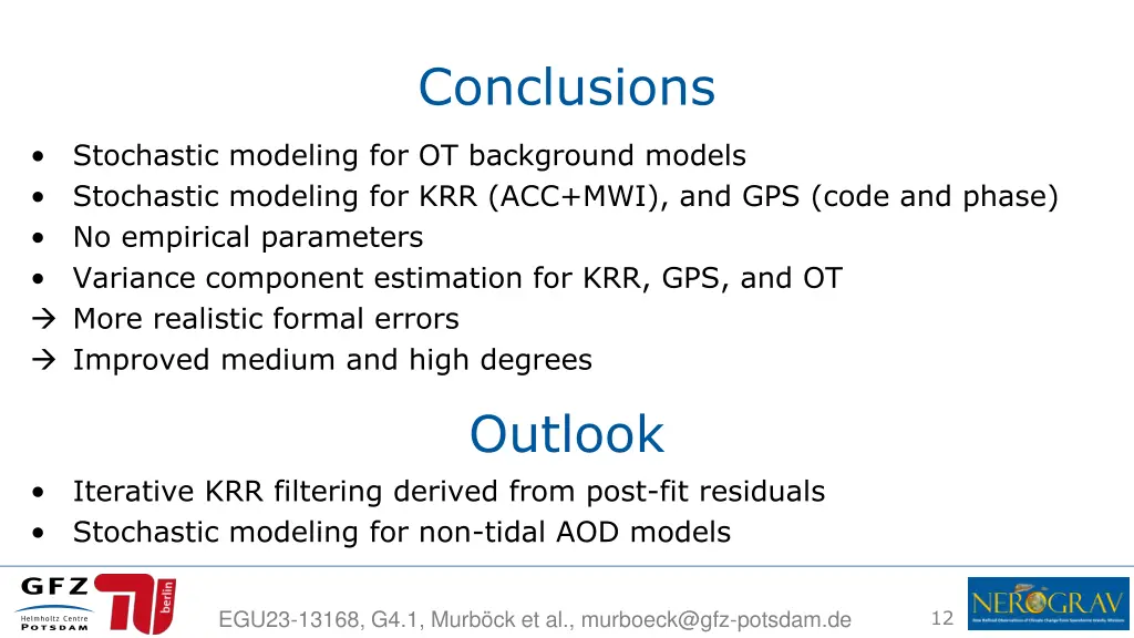 conclusions