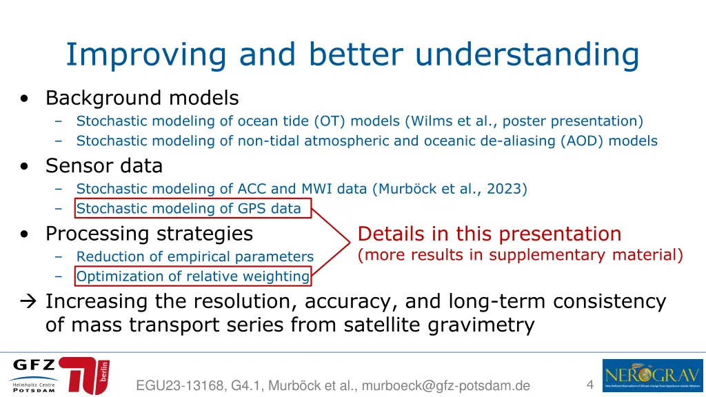 improving and better understanding 2