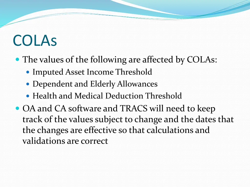 colas