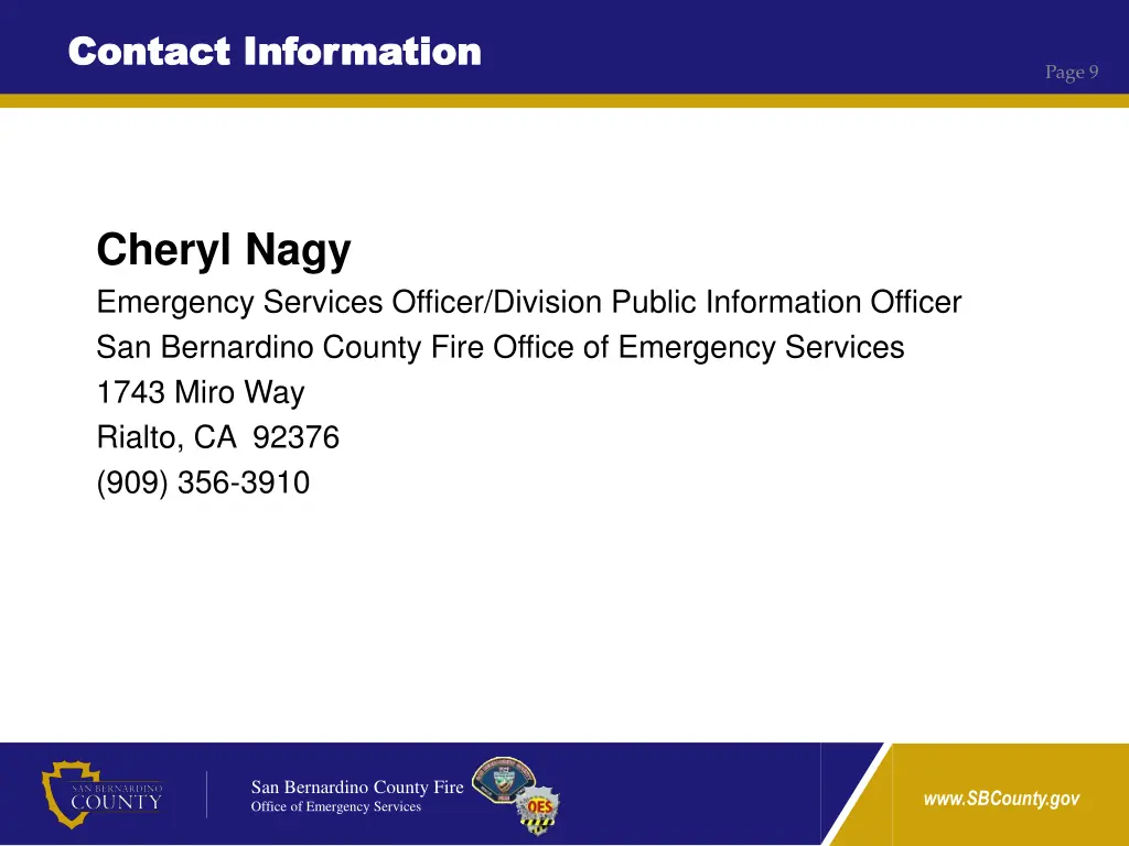 contact information contact information