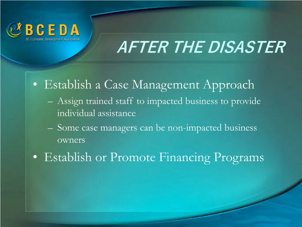 after the disaster 2