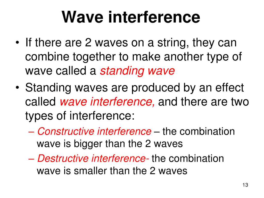 wave interference