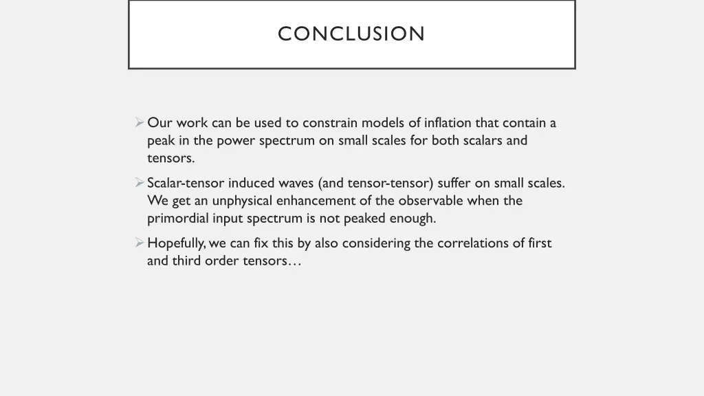 conclusion