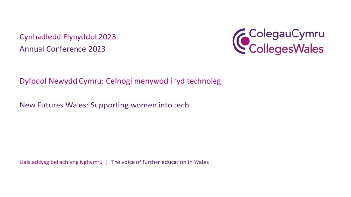 cynhadledd flynyddol 2023 annual conference 2023