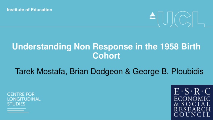 understanding non response in the 1958 birth