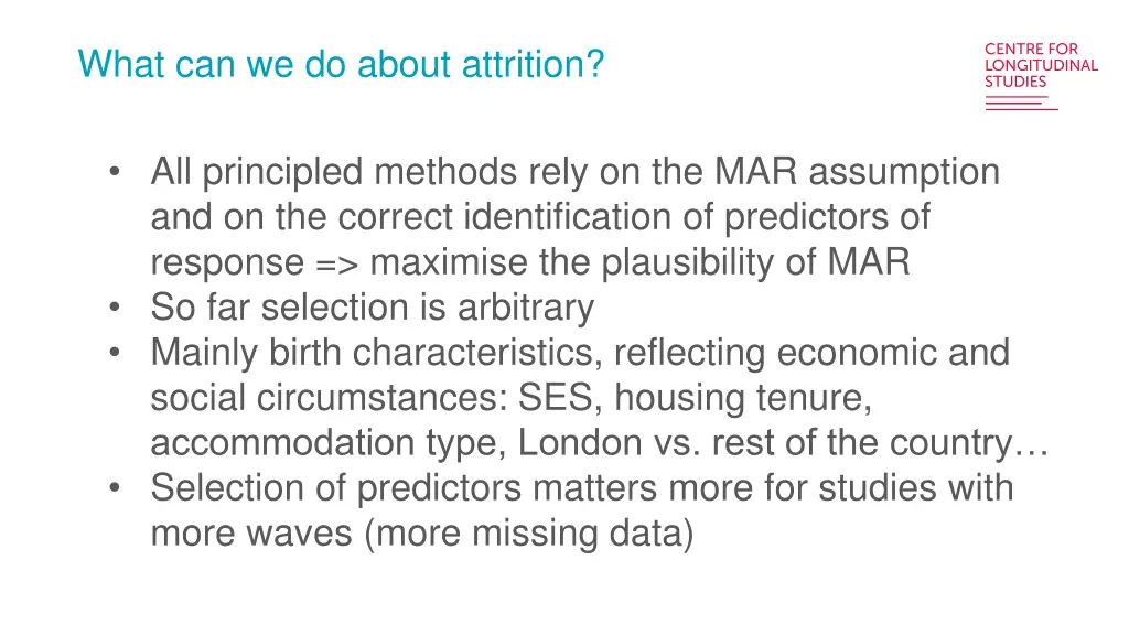 what can we do about attrition