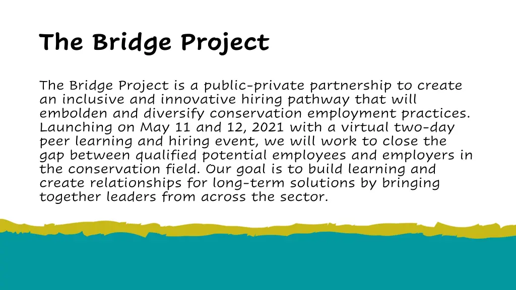 the bridge project