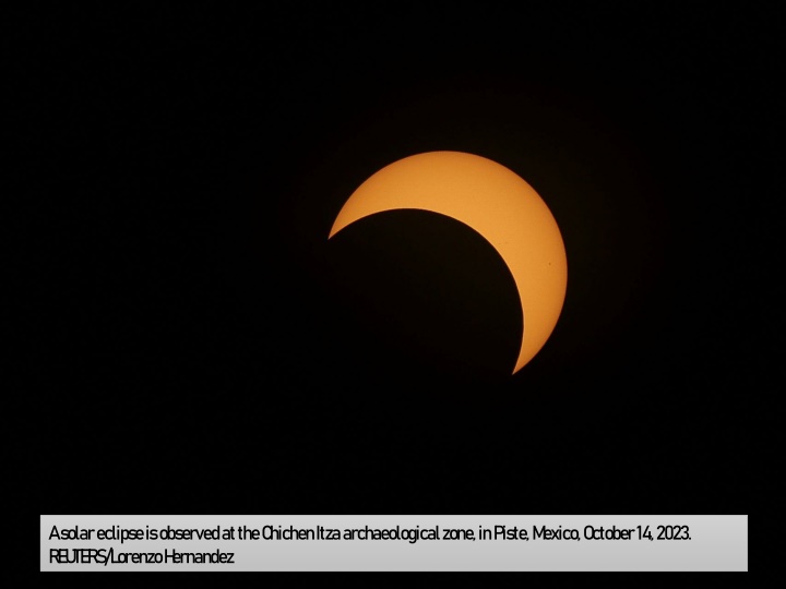 a solar eclipse is observed at the chichen itza