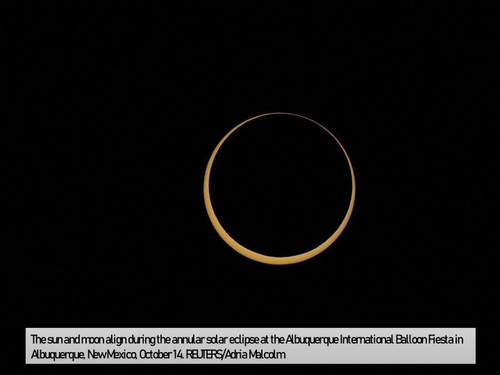 the sun and moon align during the annular solar