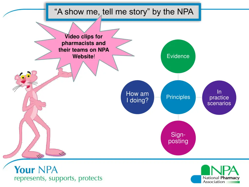 a show me tell me story by the npa