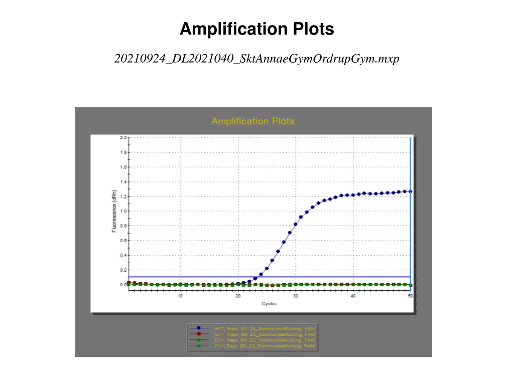 amplification plots 22