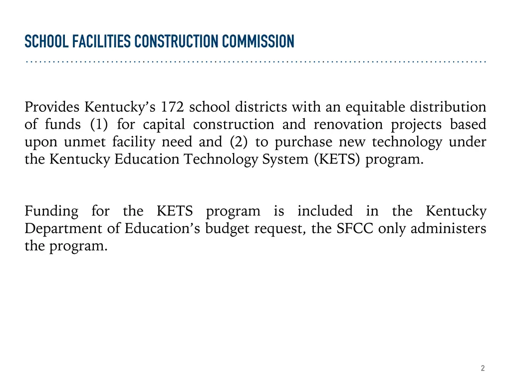 school facilities construction commission