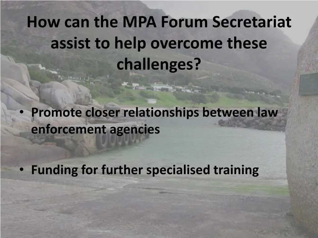 how can the mpa forum secretariat assist to help