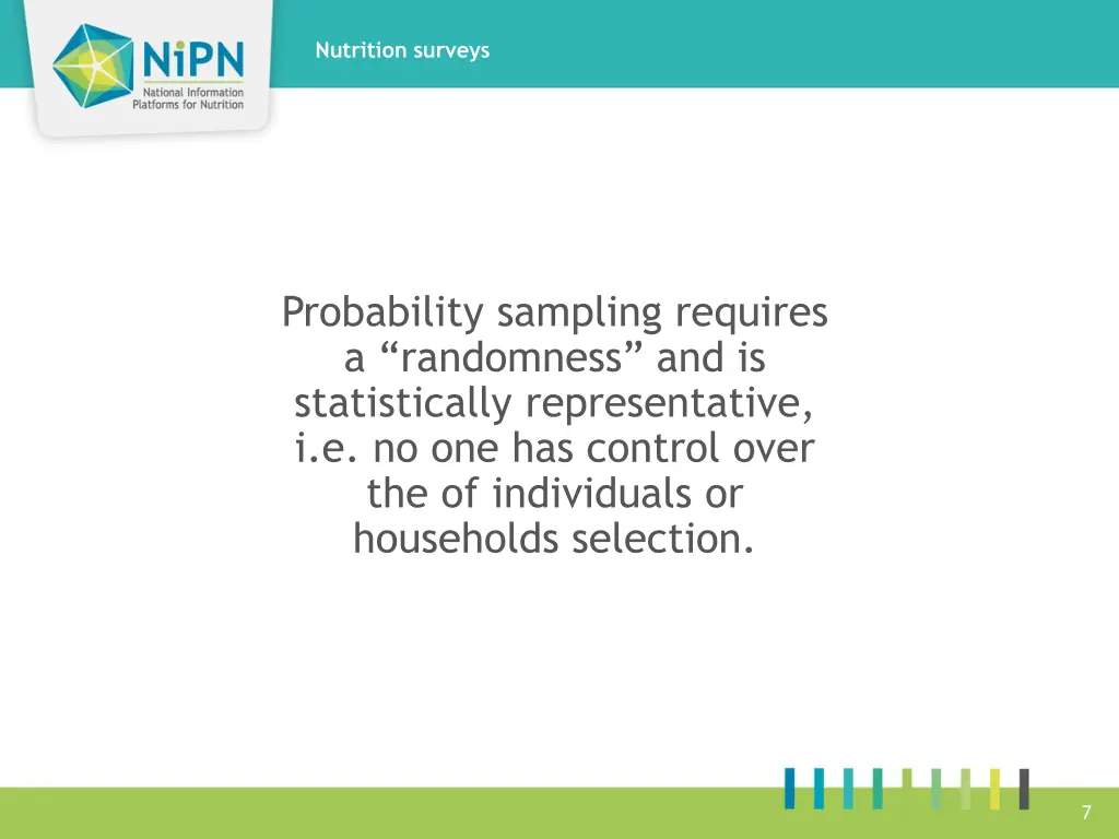 nutrition surveys
