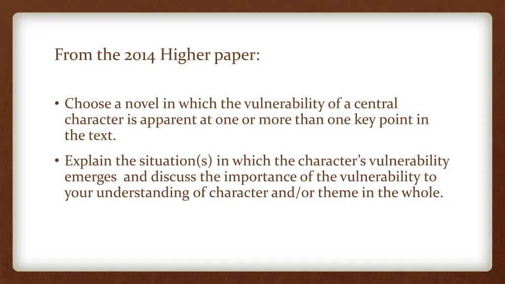 from the 2014 higher paper