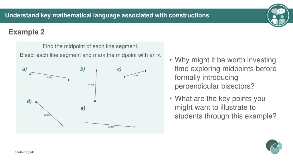 understand key mathematical language associated 3
