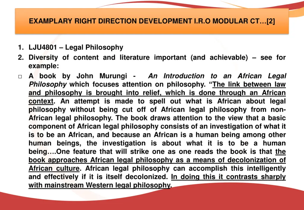 examplary right direction development 1