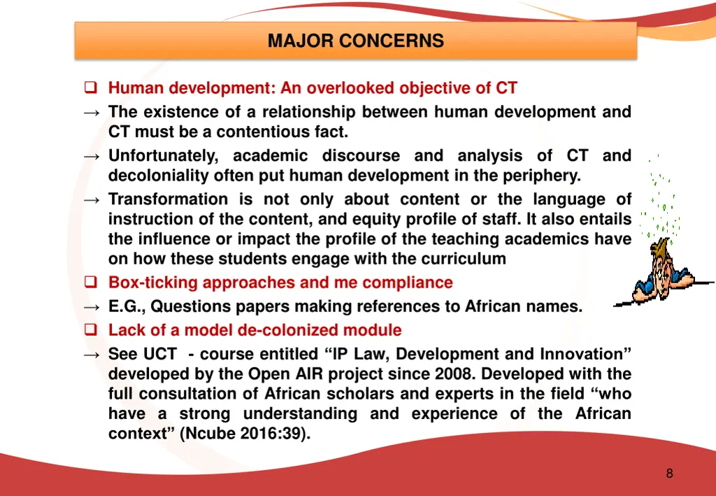 major concerns