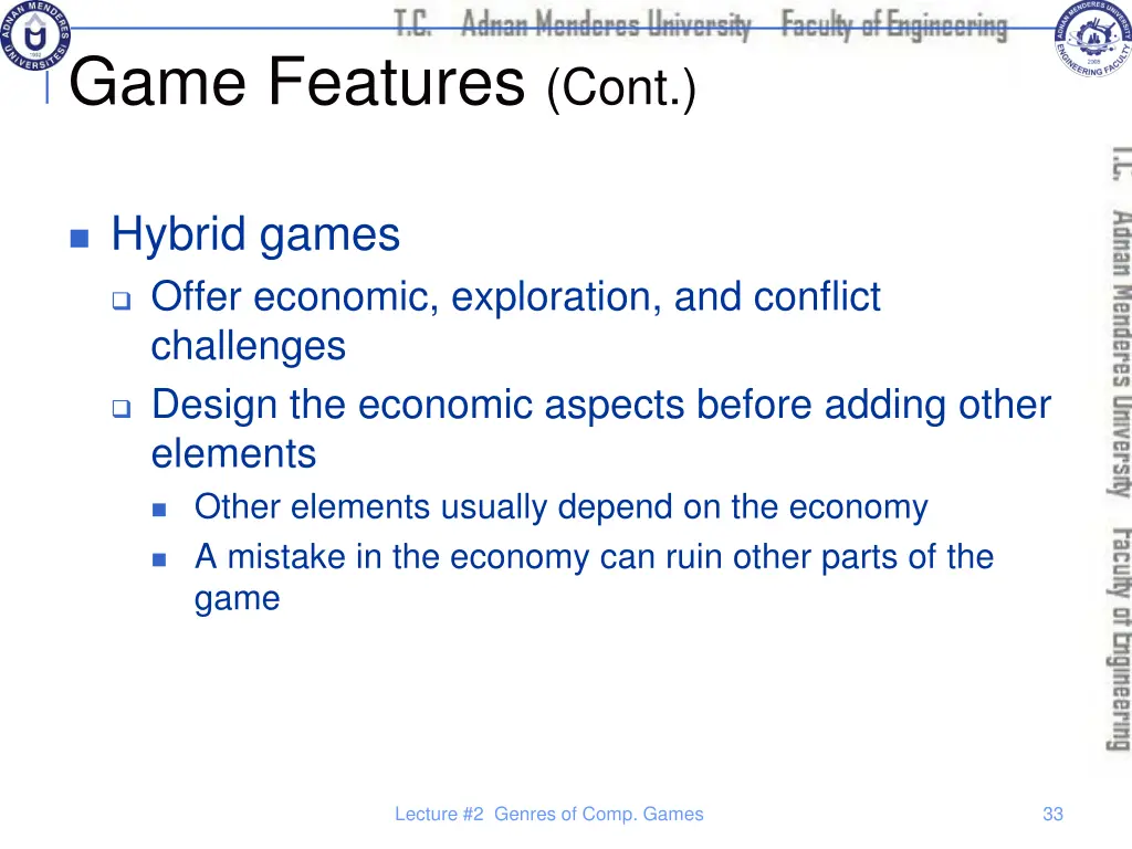 game features cont 11