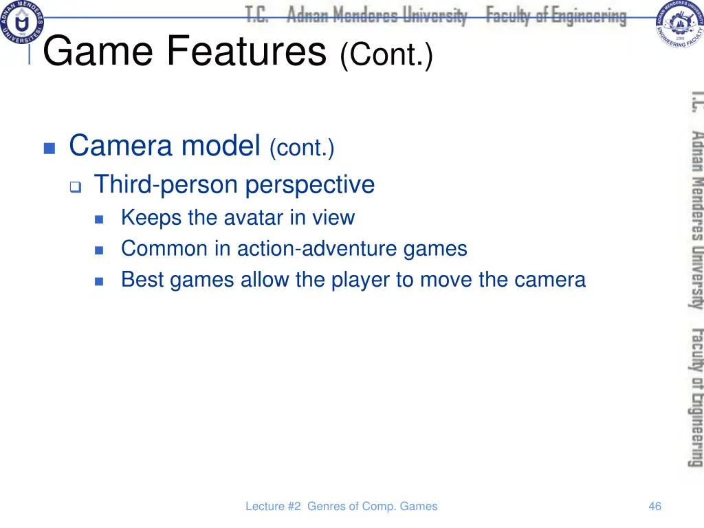 game features cont 14
