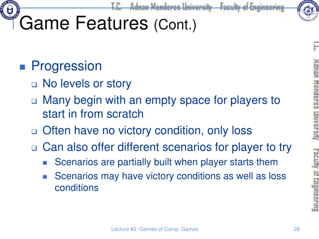 game features cont 4