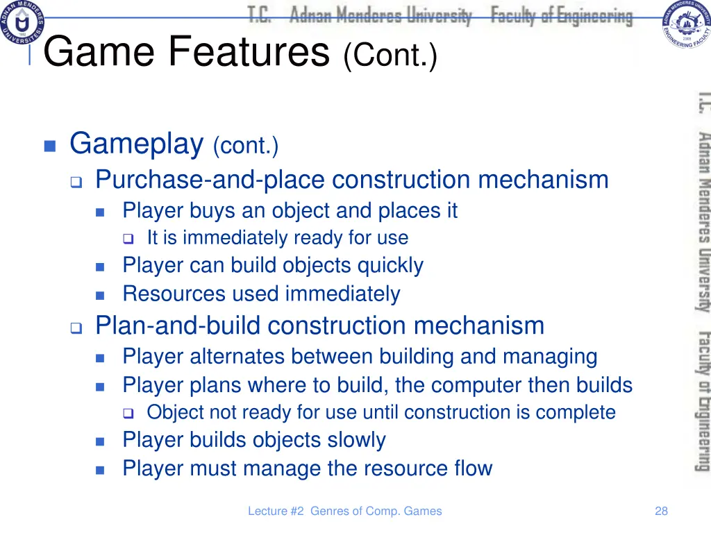 game features cont 6