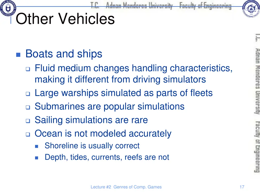 other vehicles