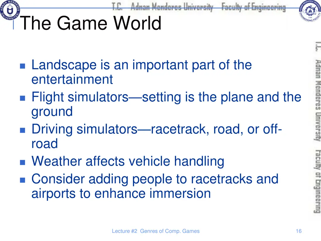 the game world