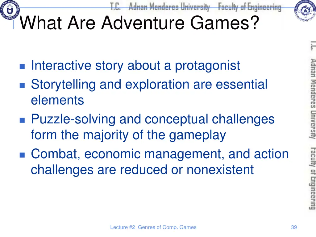 what are adventure games