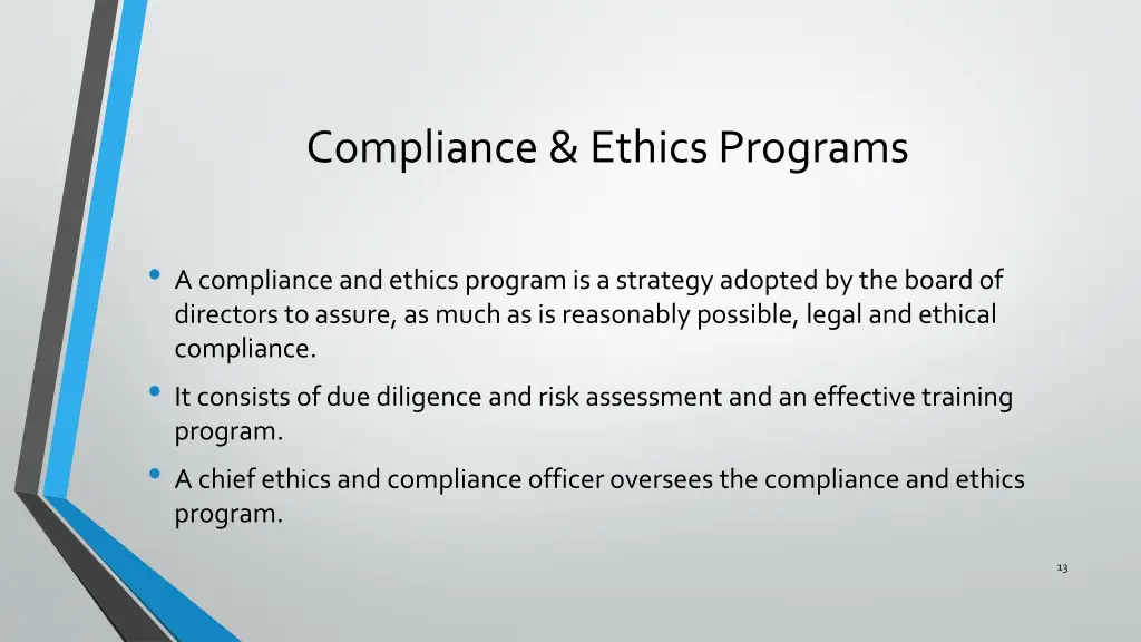 compliance ethics programs 1