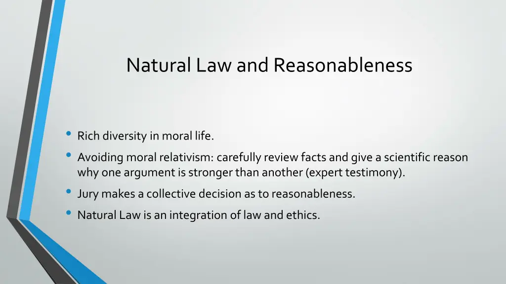 natural law and reasonableness