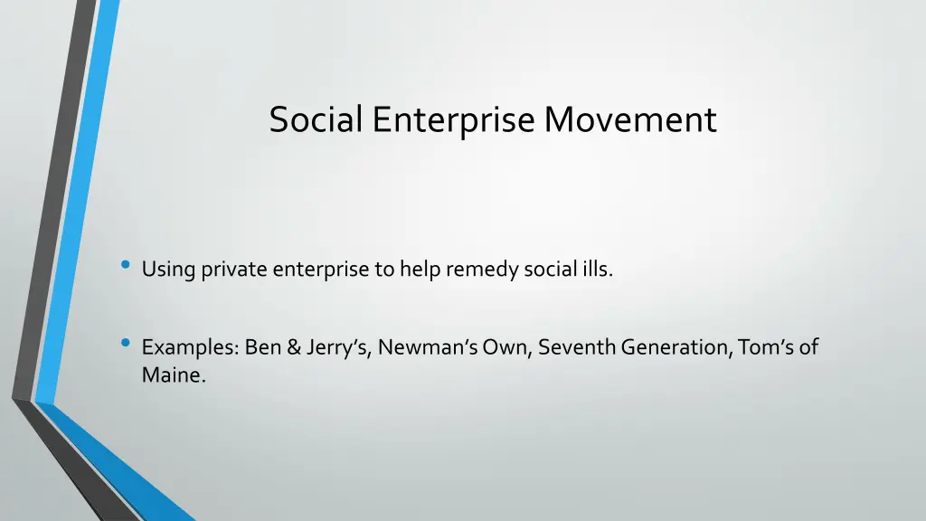 social enterprise movement