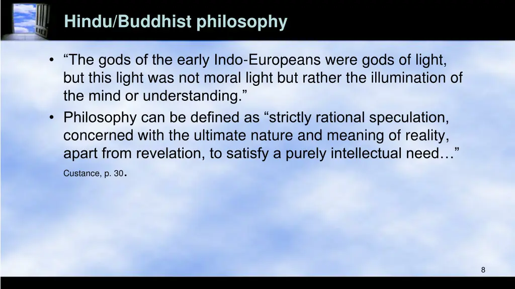 hindu buddhist philosophy