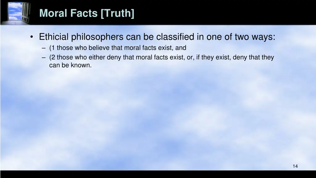moral facts truth