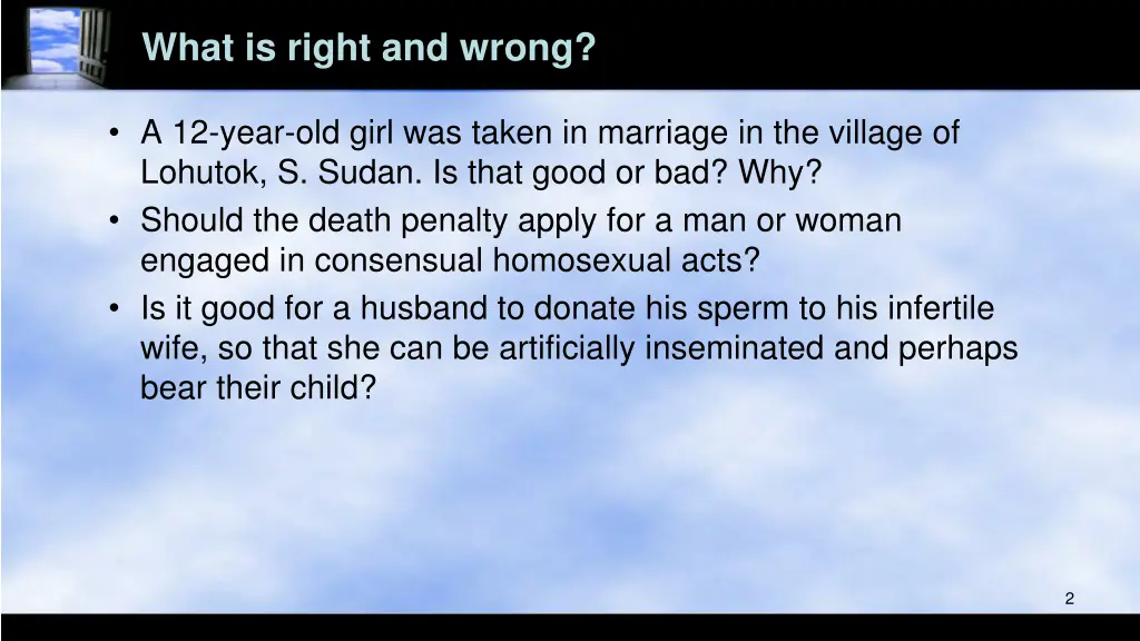 what is right and wrong