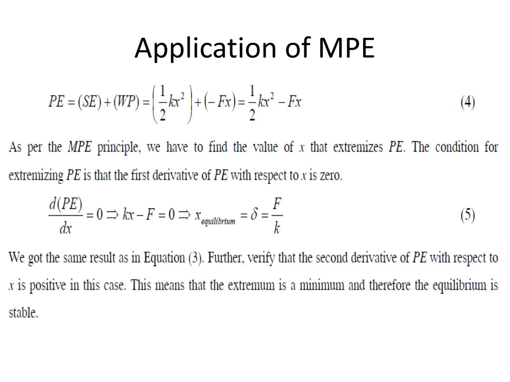 application of mpe 3