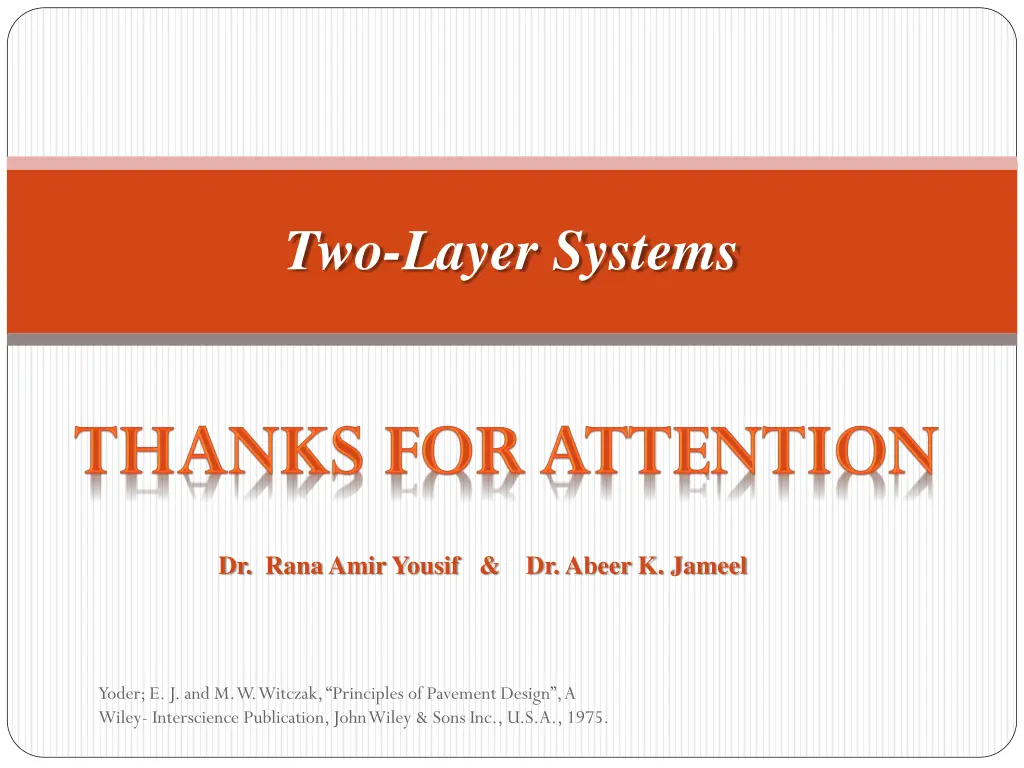two layer systems 1