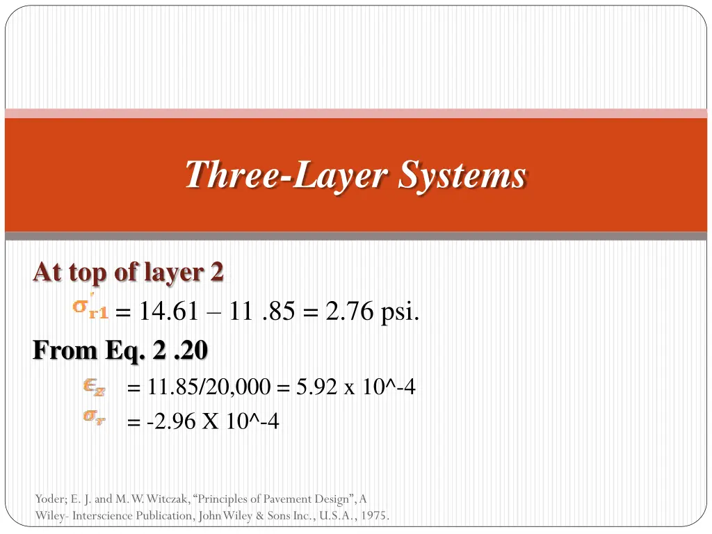 three layer systems 6