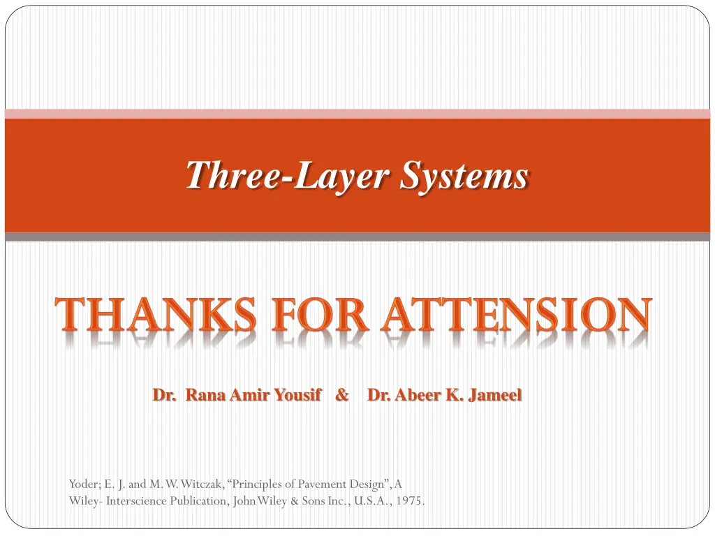 three layer systems 9