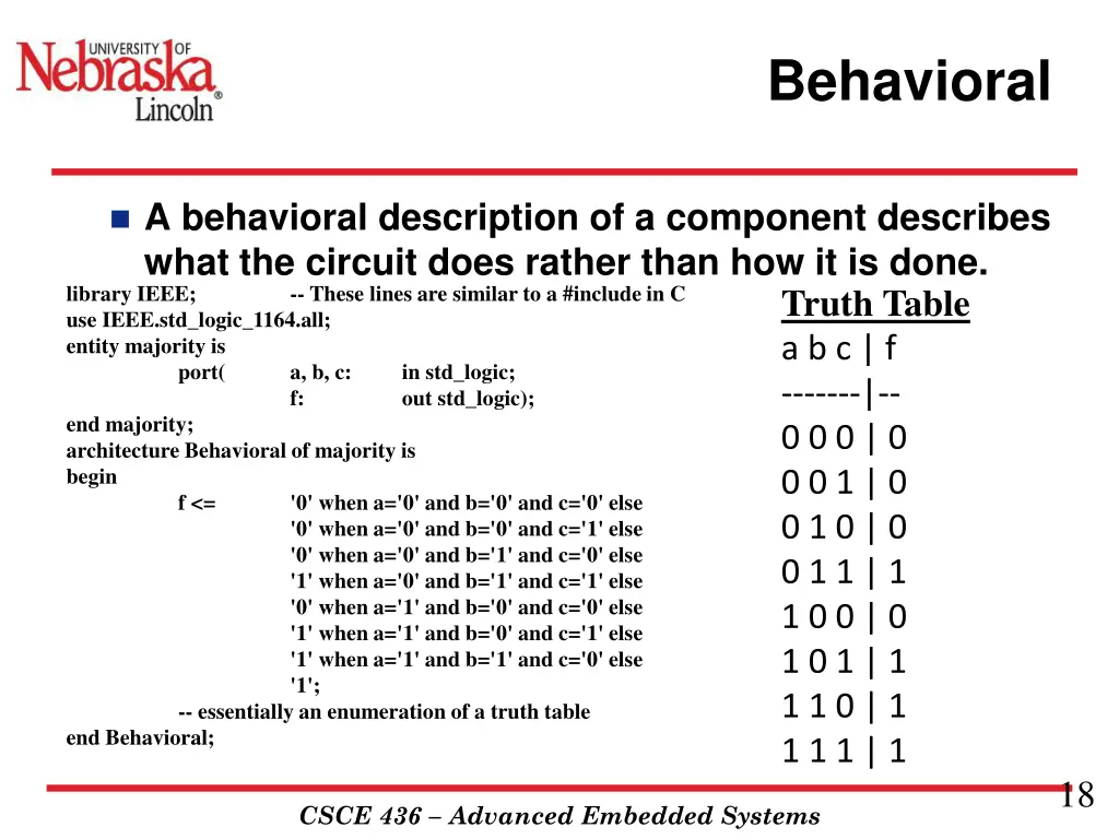 behavioral