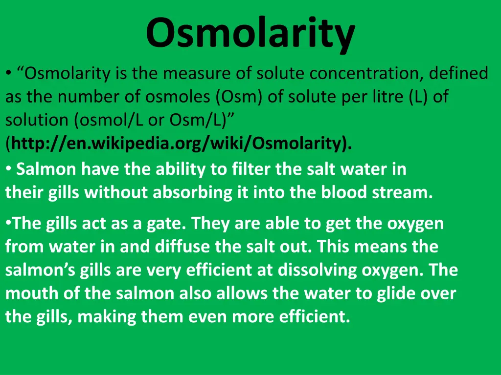 osmolarity
